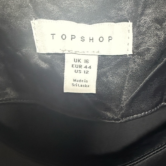 Topshop Black satin Tank - Picture 2 of 6